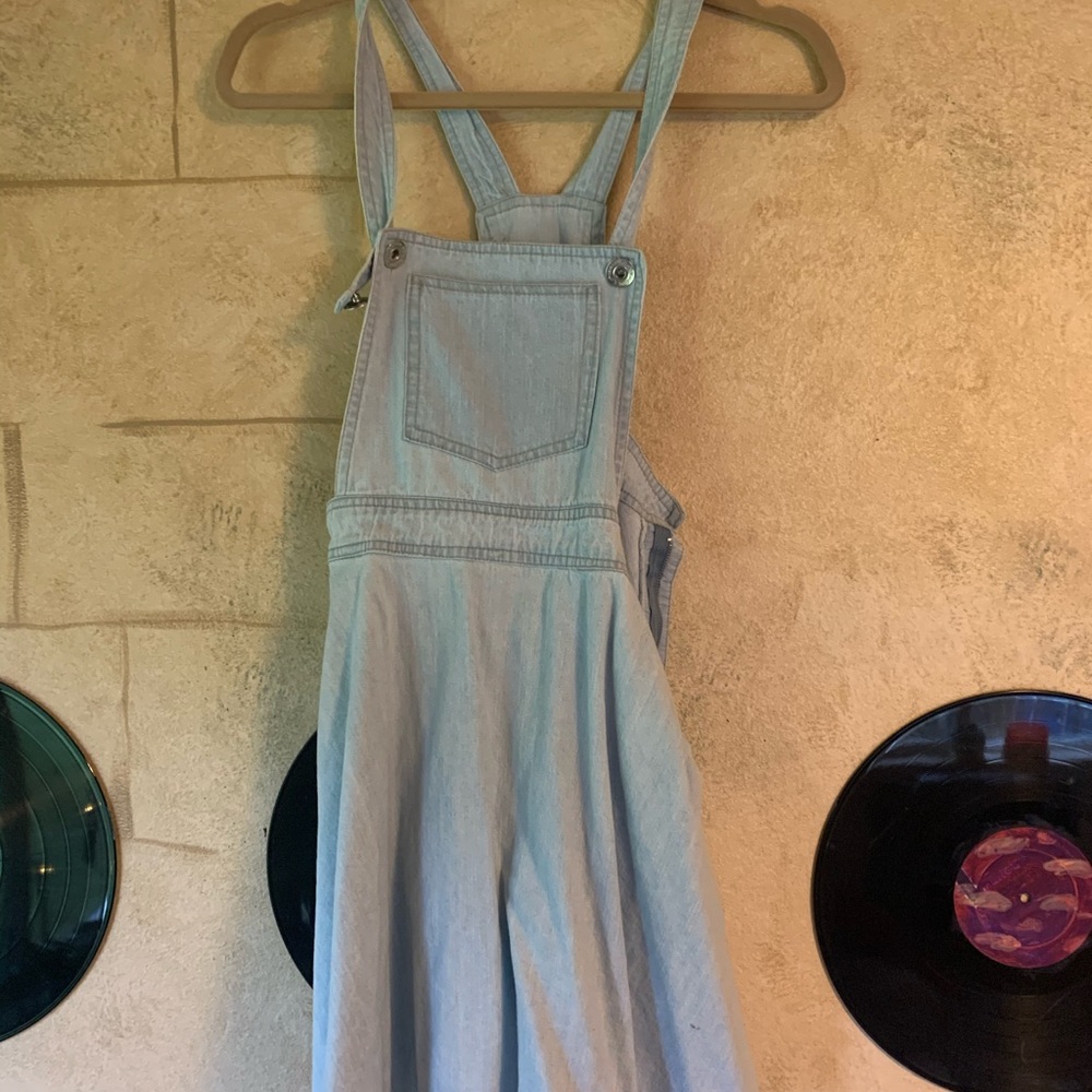Jean overall dress